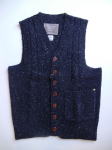 【ANACHRONORM】 -アナクロノーム- Nep Knit Cable Vest